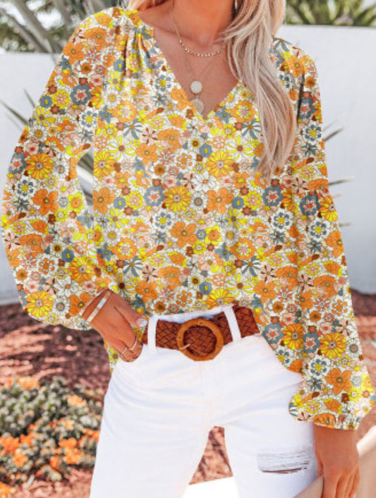 DIVINE FLORAL BLOUSE