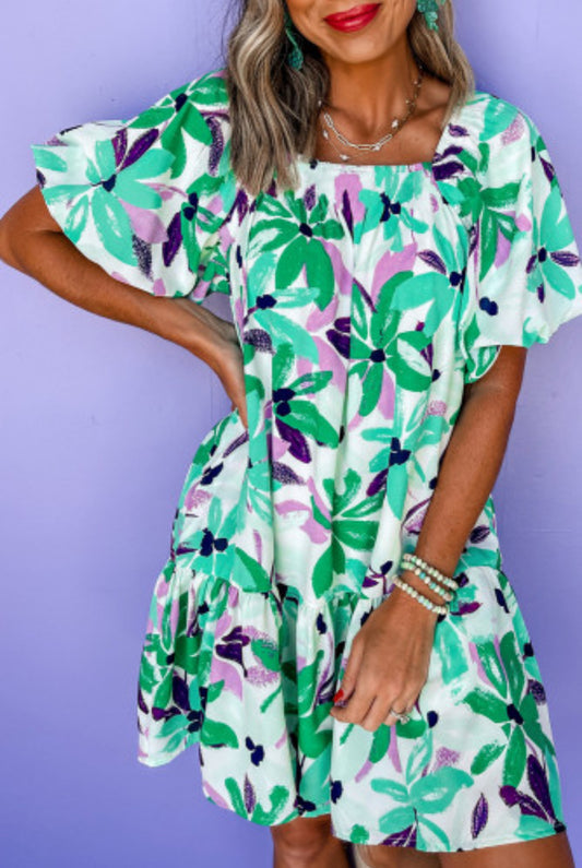 HIDDEN GARDEN MINI DRESS