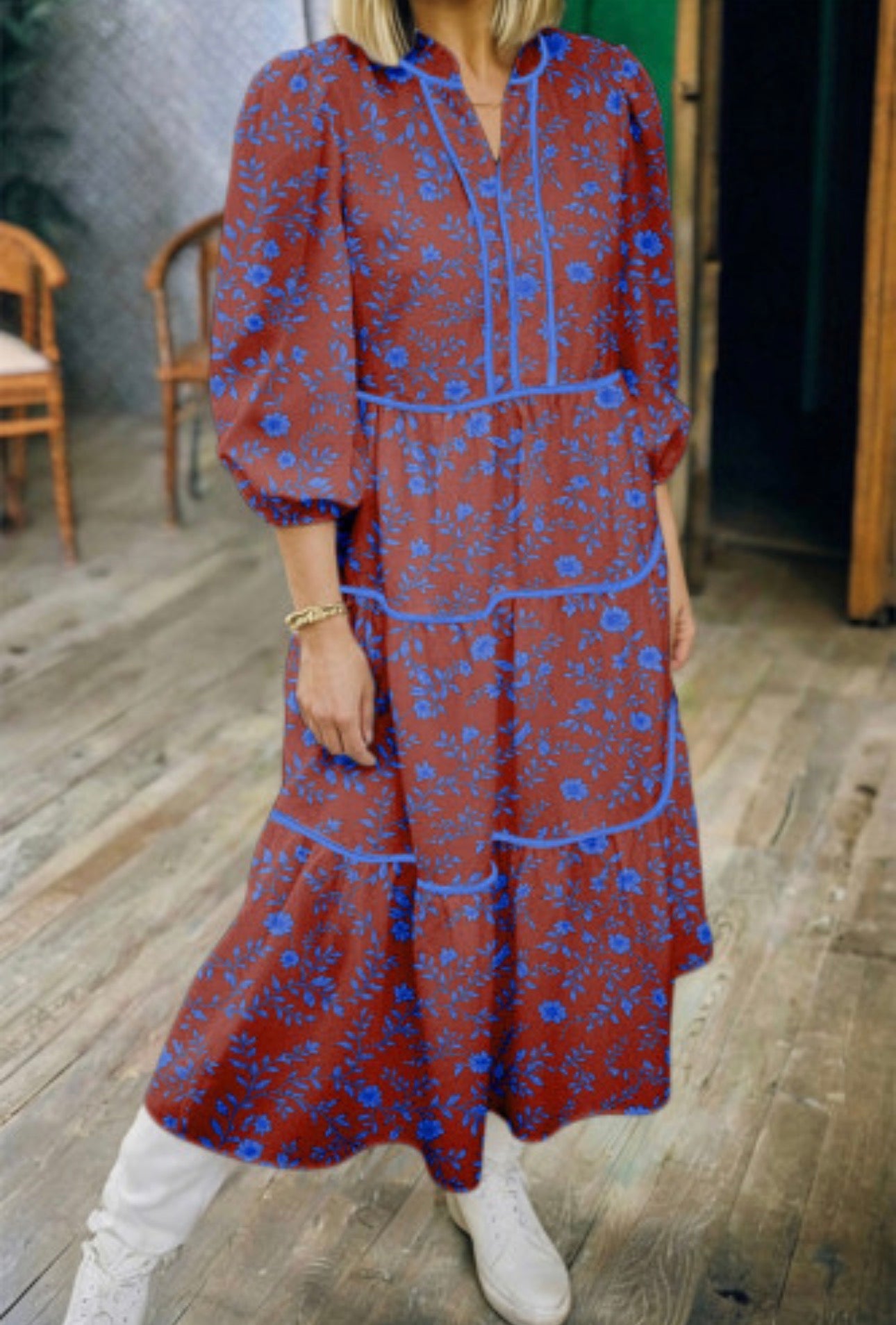 MIRANDA FLORAL MAXI DRESS