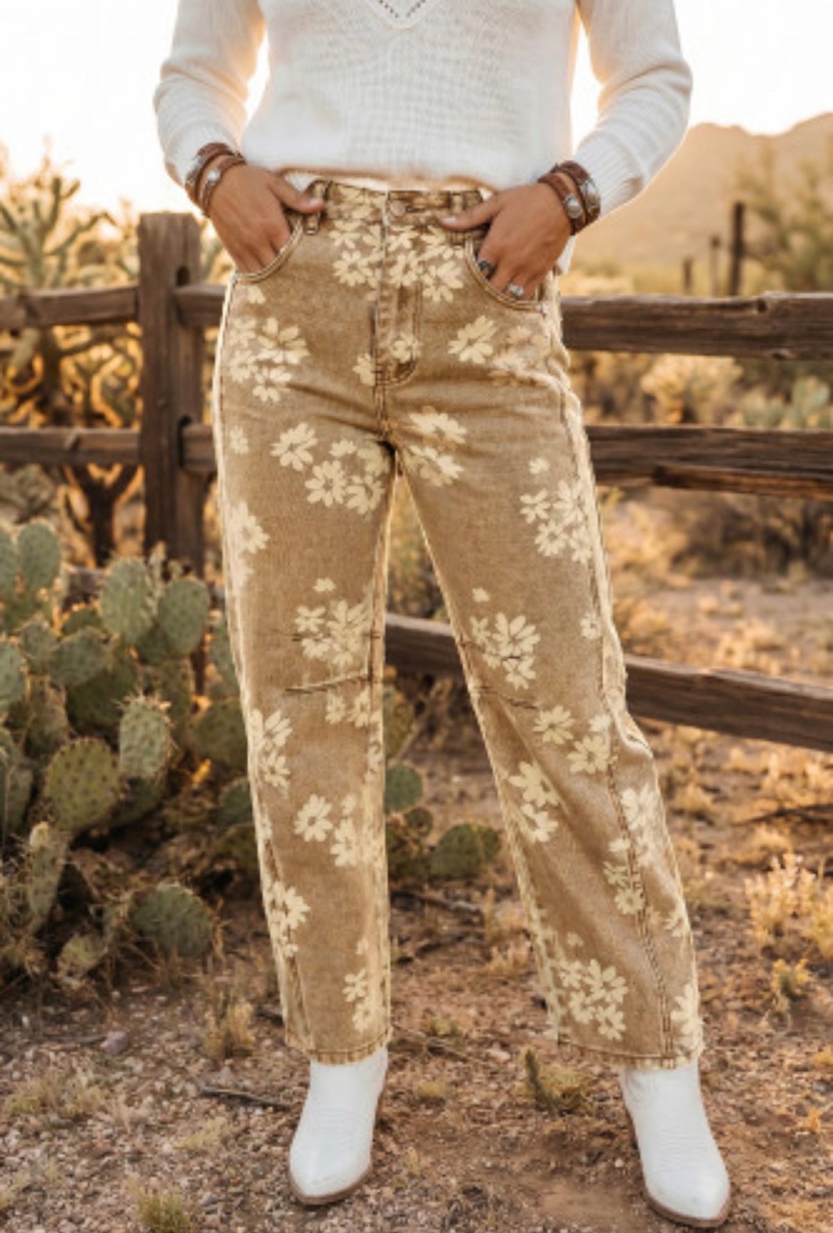 FIELD OF FLOWERS JEANS