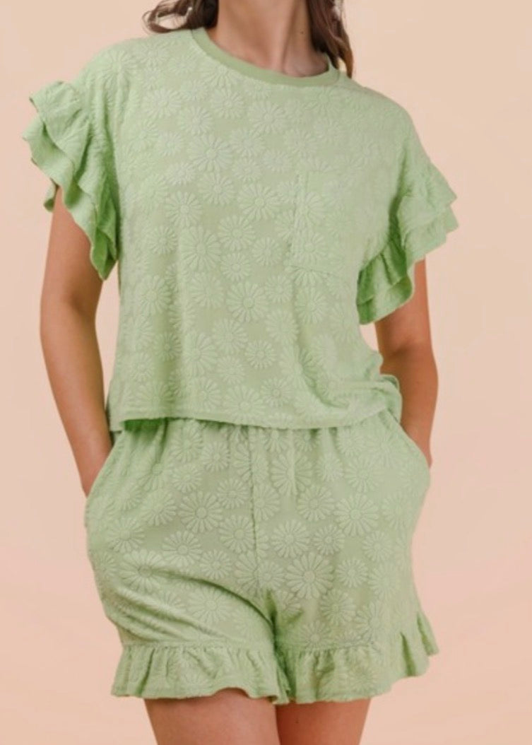READY FOR SUMMER SHORT SET