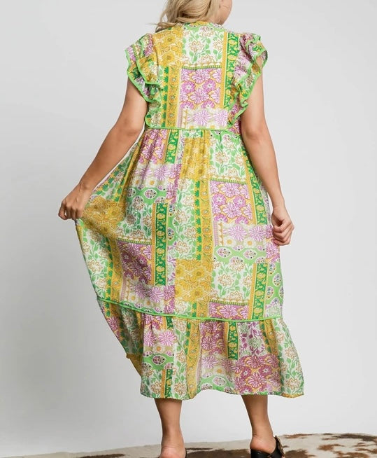 CURVY WOVEN TOGETHER DRESS