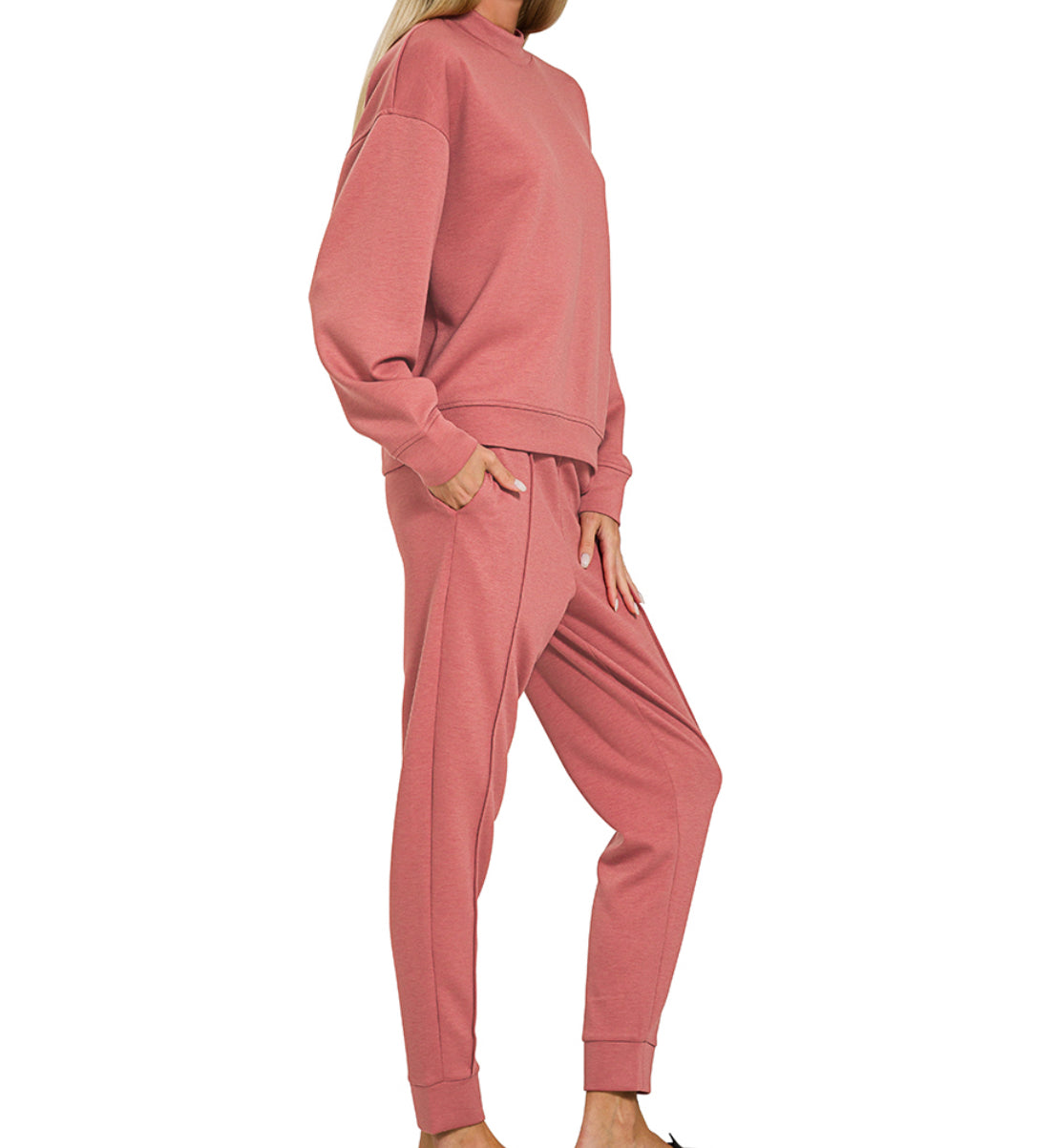 WILLA MOCK NECK JOGGER SET