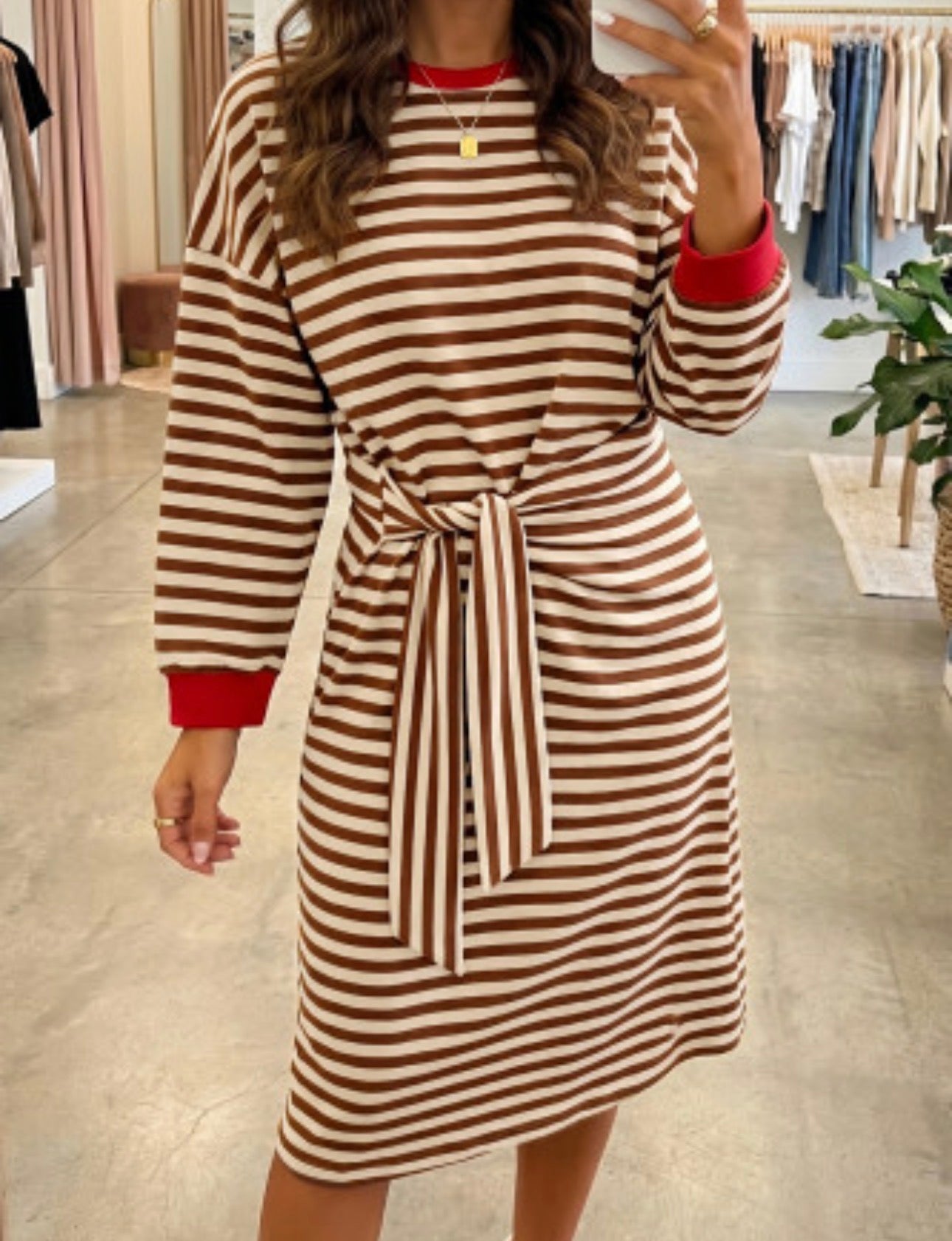 FALLING FOR STRIPES DRESS