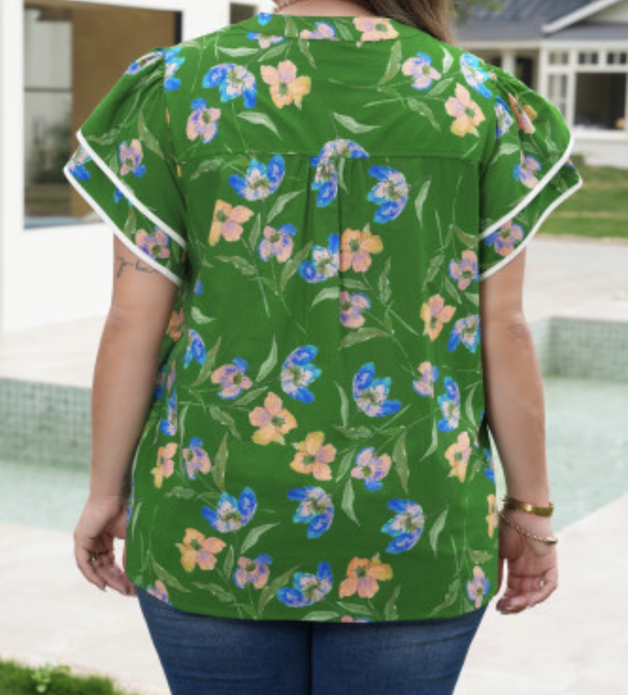 CURVY BIANCA BLOUSE