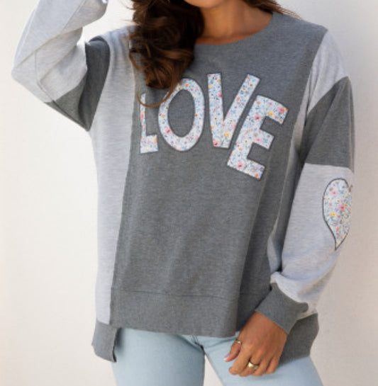 PATCHWORK LOVE PULLOVER
