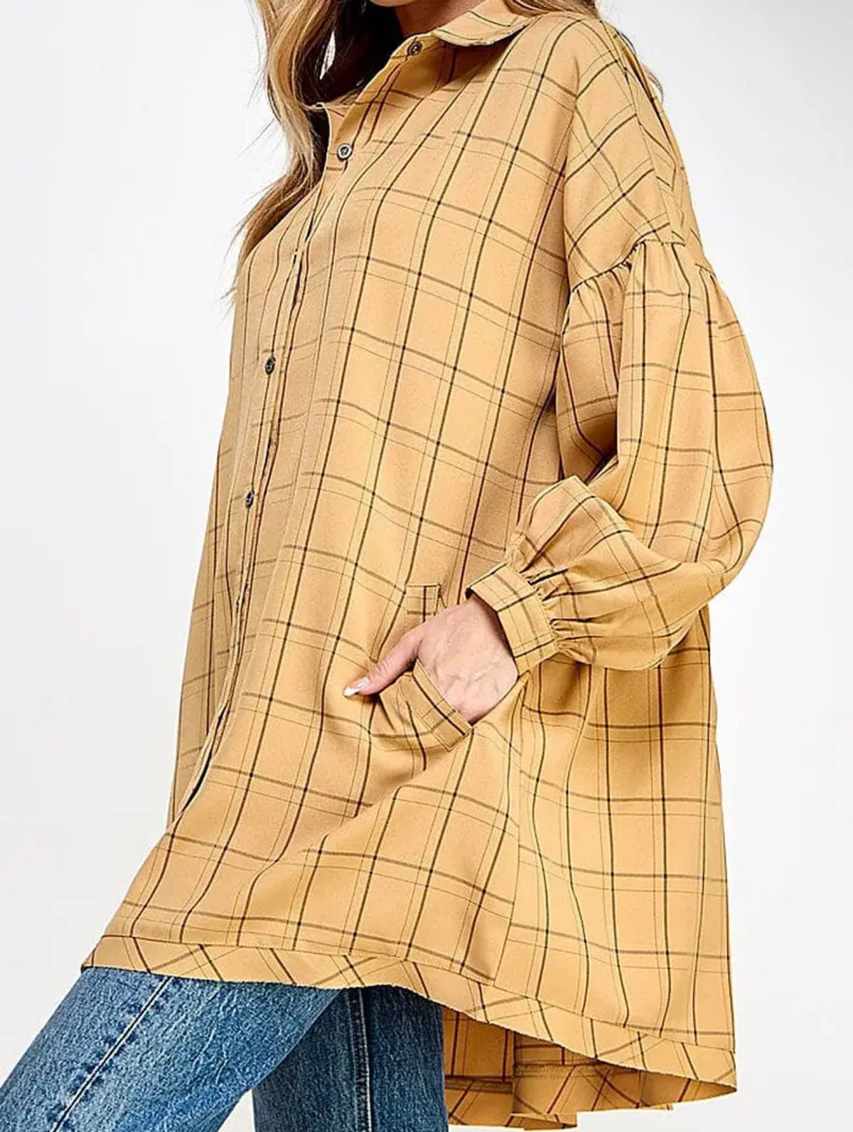 GARRETT PLAID MINI DRESS/TOP