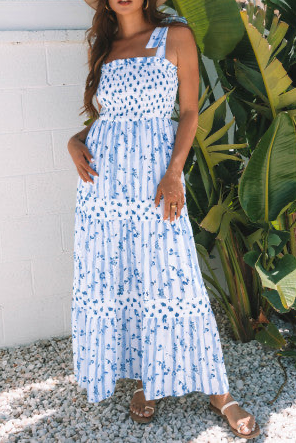 LOLA FLORAL MIDI DRESS