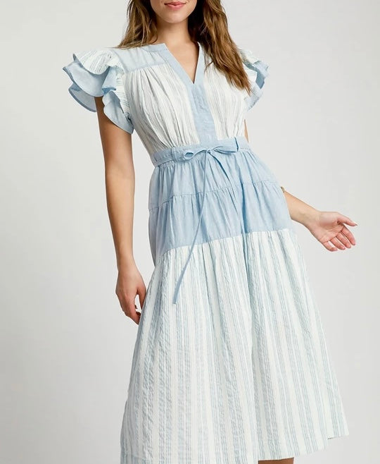 GRACEFUL BEAUTY MIDI DRESS