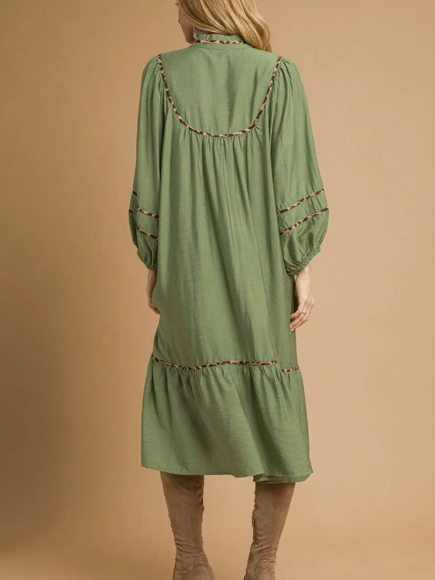 SHELLIE SAGE MAXI DRESS