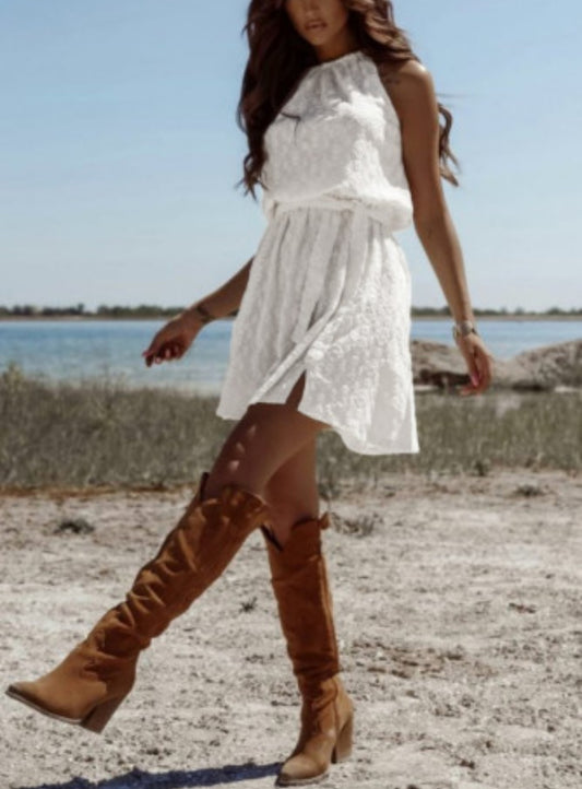 CHANGE MY TUNE LACE DRESS