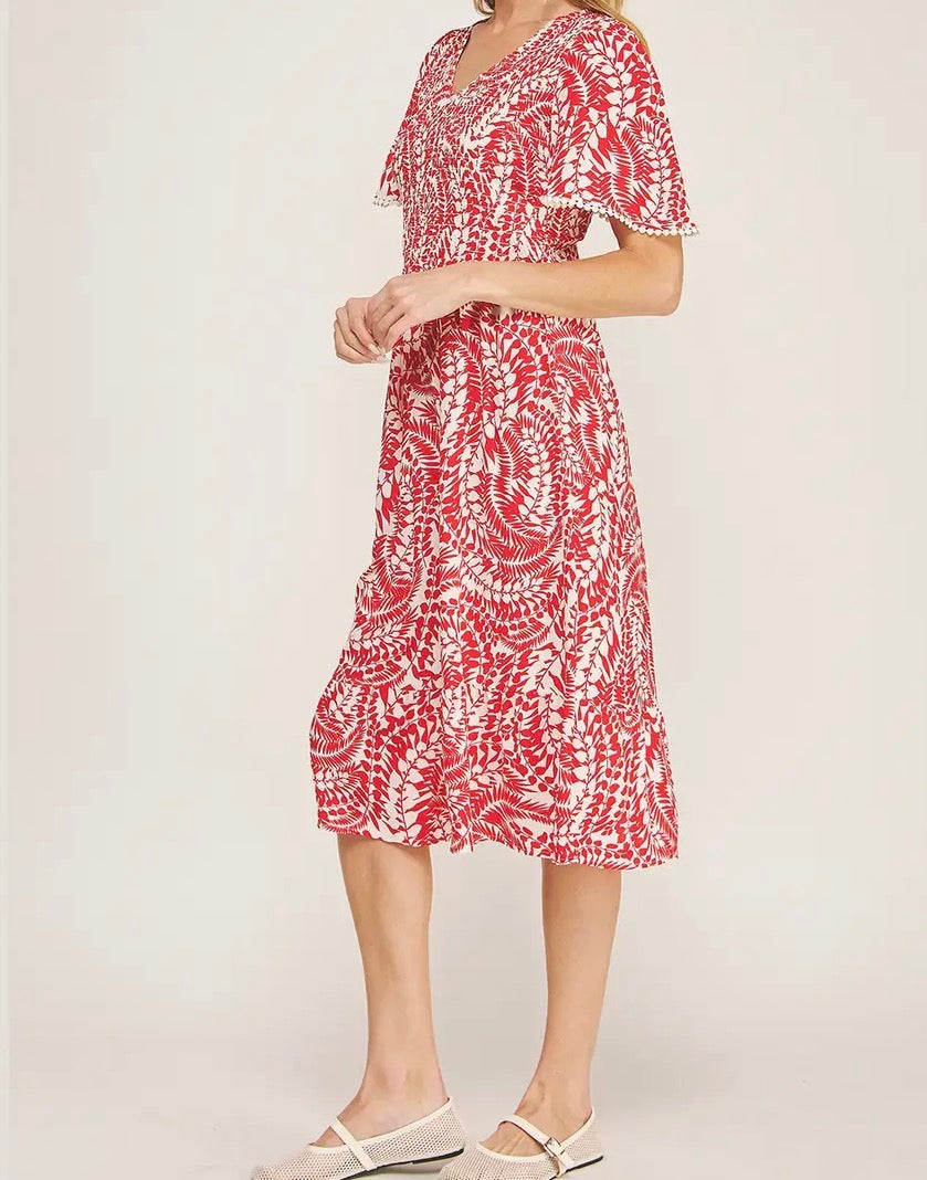 MABEL SMOCKED DRESS