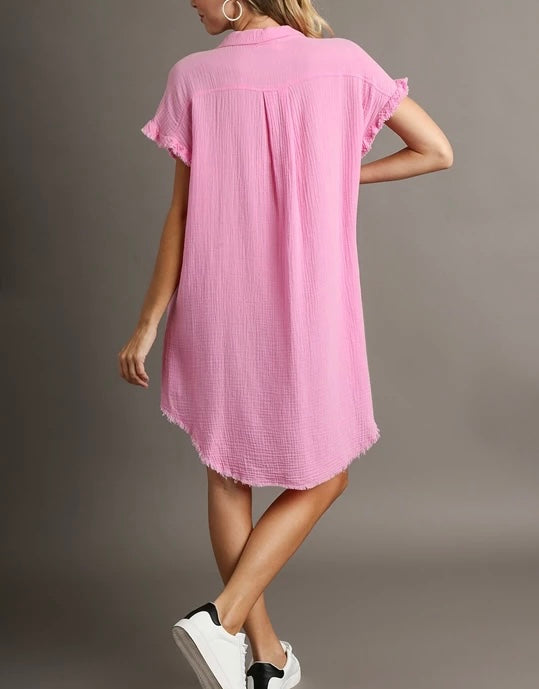 AROUND THE WORLD MINI DRESS