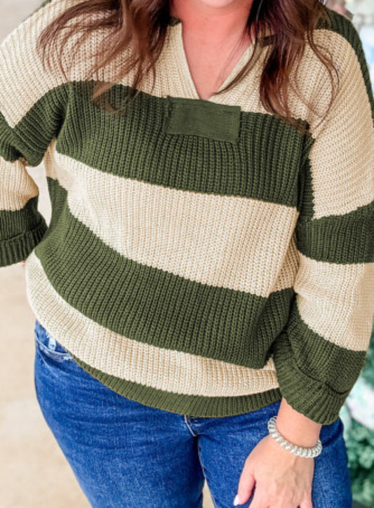 CURVY RISK WORTH TAKING SWEATER