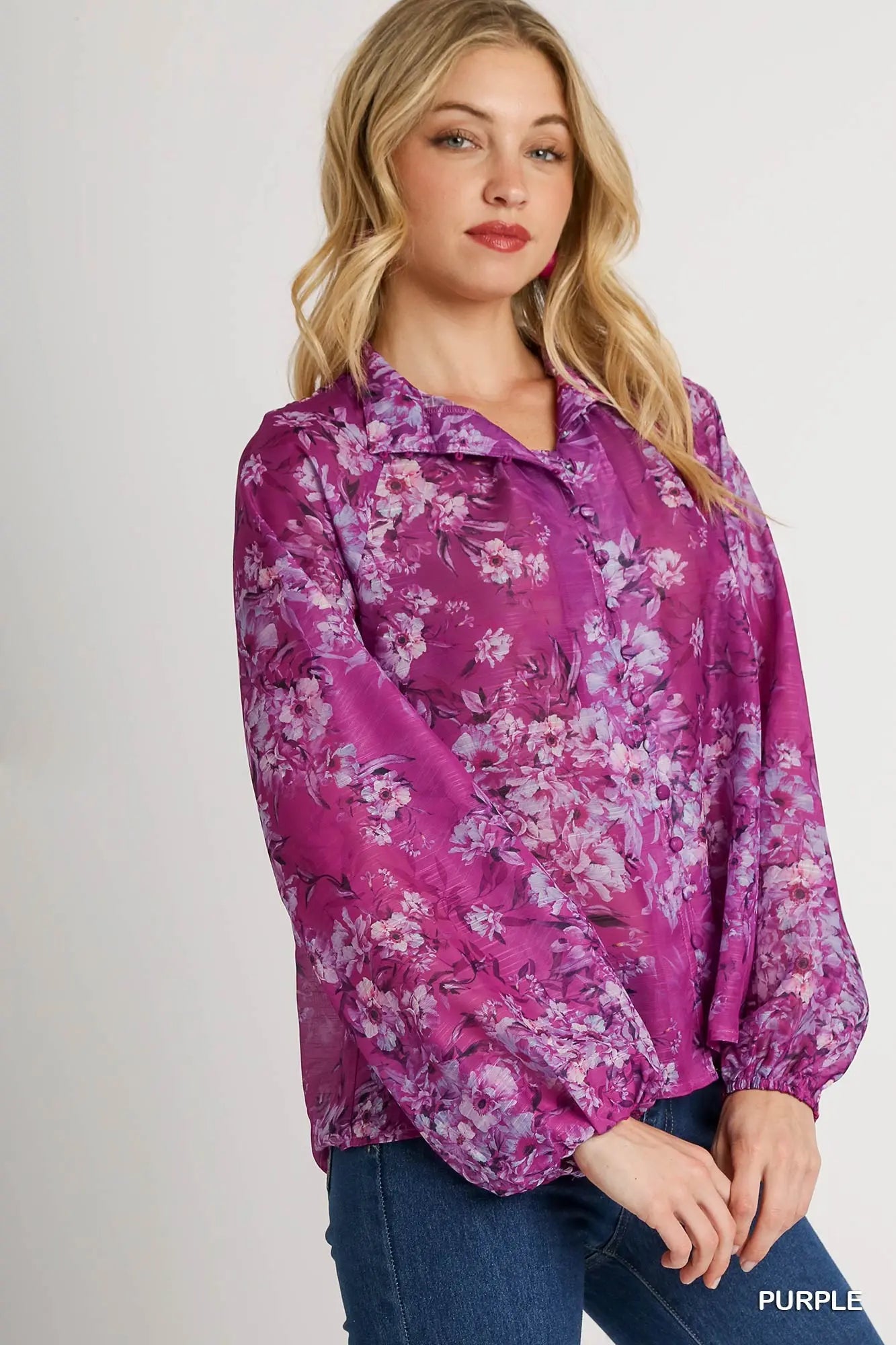 FRESH AIR FLORAL BLOUSE