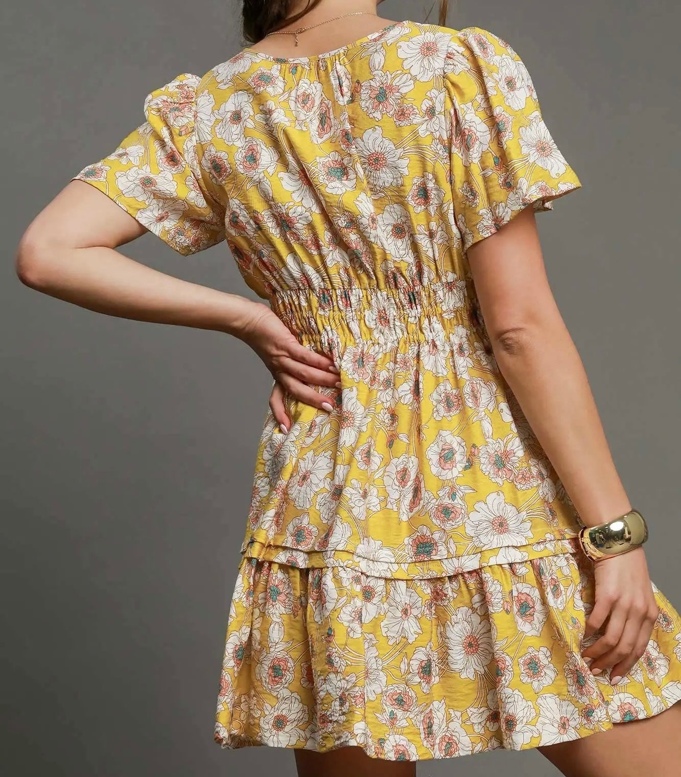 FRESH FLOWER MINI DRESS