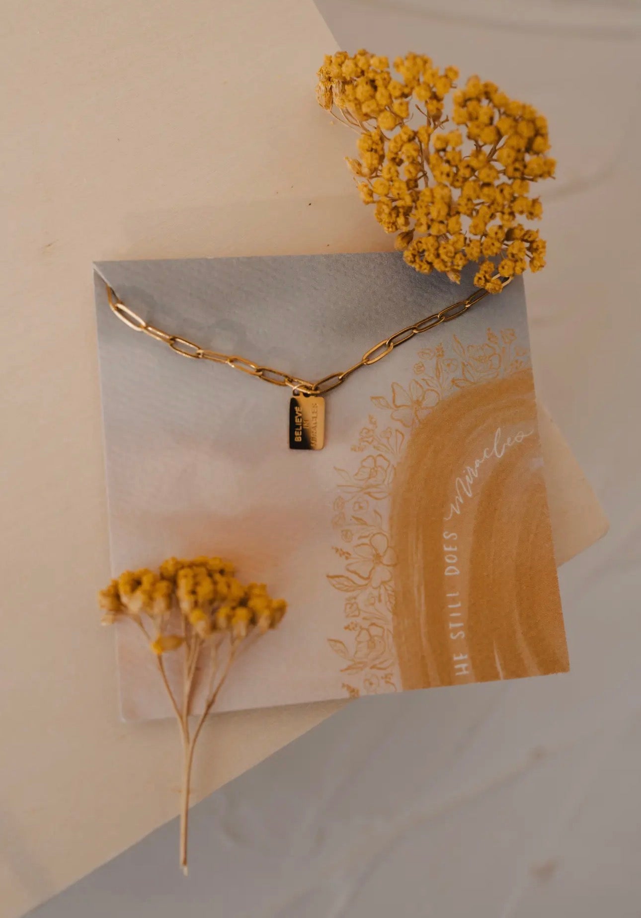 JOB 5:8-9 NECKLACE