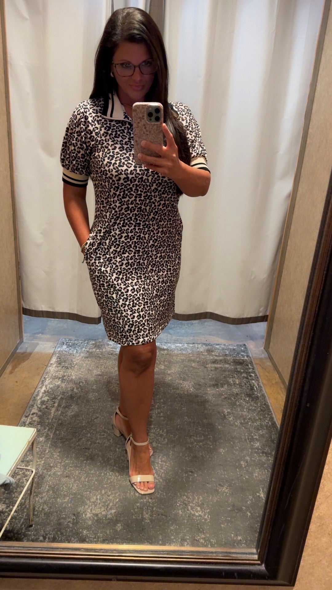 LAYLA LEOPARD MINI DRESS