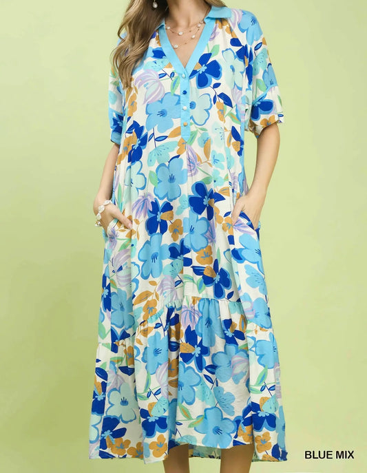 GARDEN PARTY MIDI DRESS