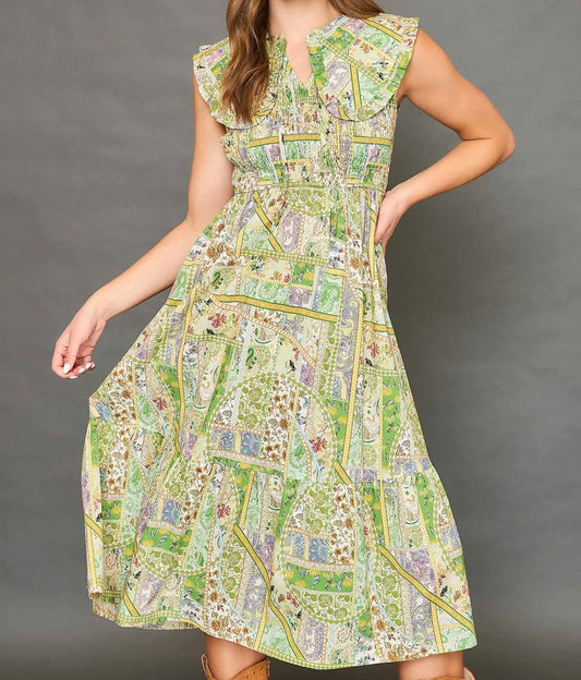 BE STILL BOHO MIDI DRESS