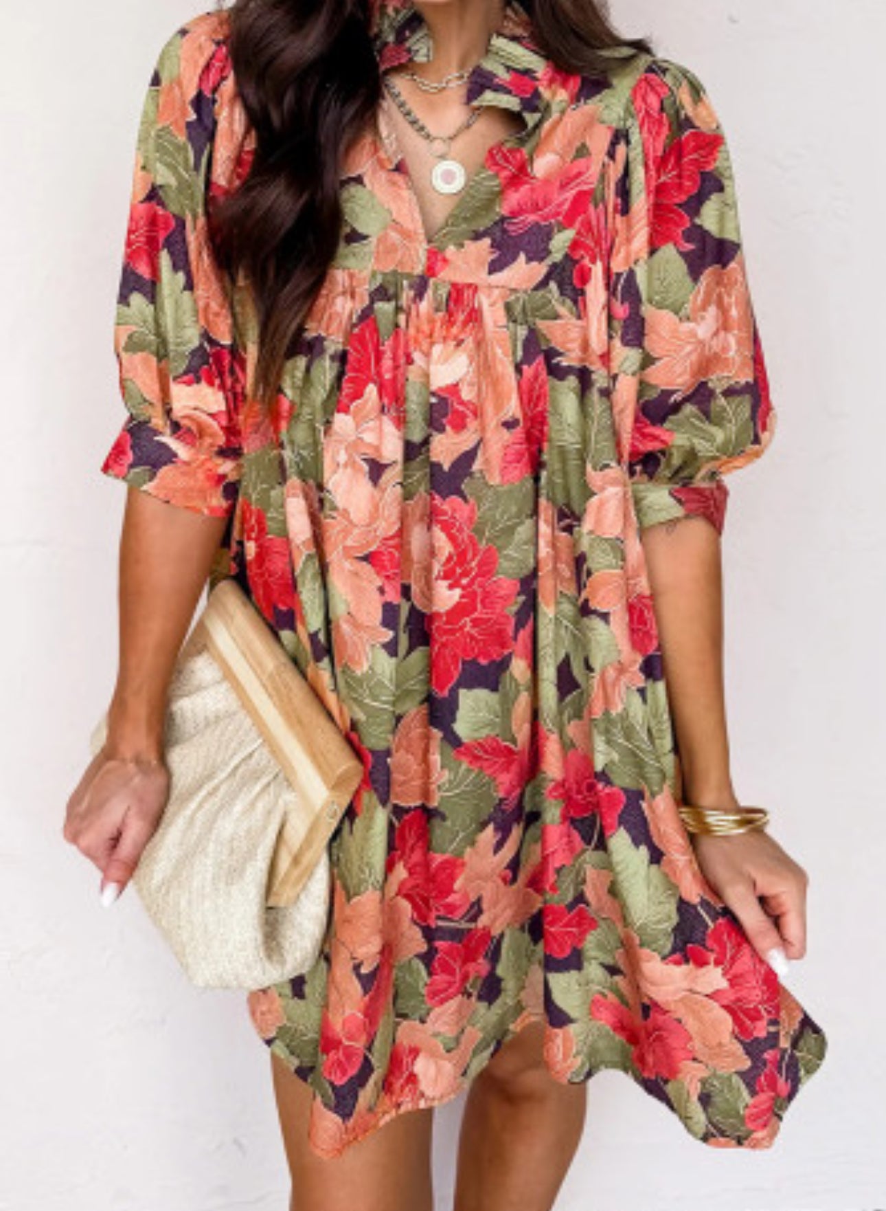 LUSH BOTANICAL MINI DRESS