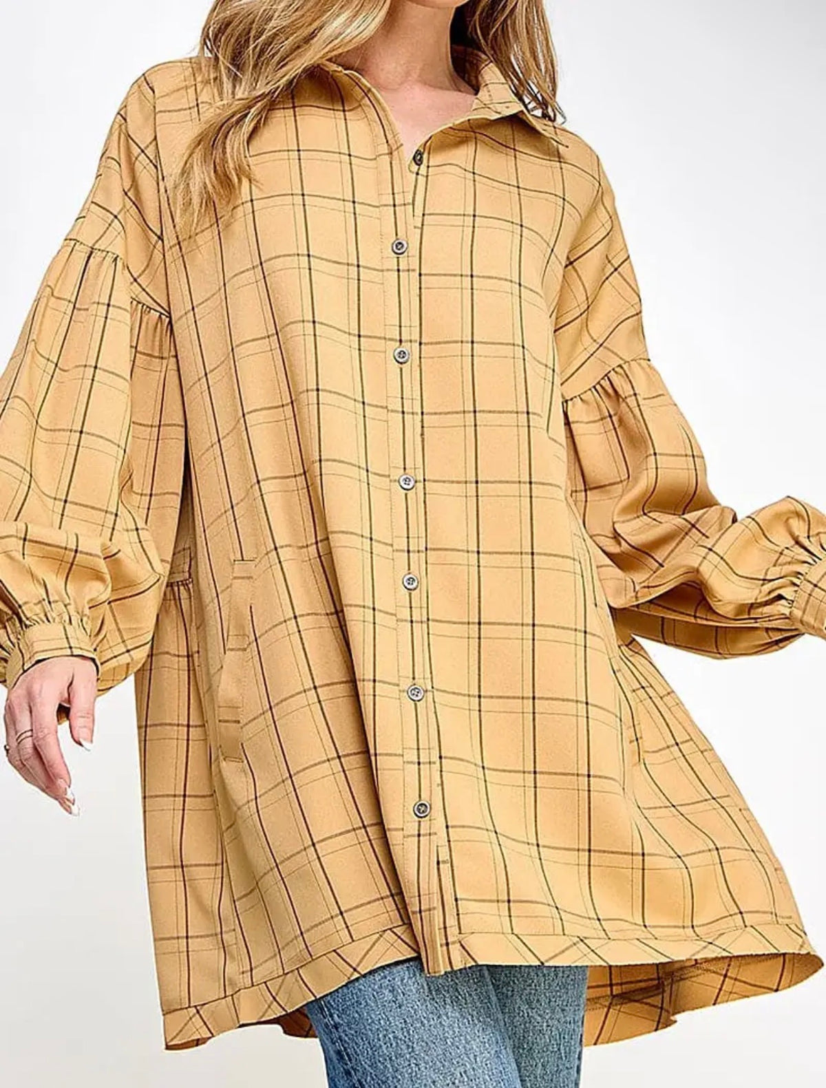 GARRETT PLAID MINI DRESS/TOP