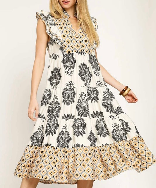 PARTY STARTER MIDI DRESS