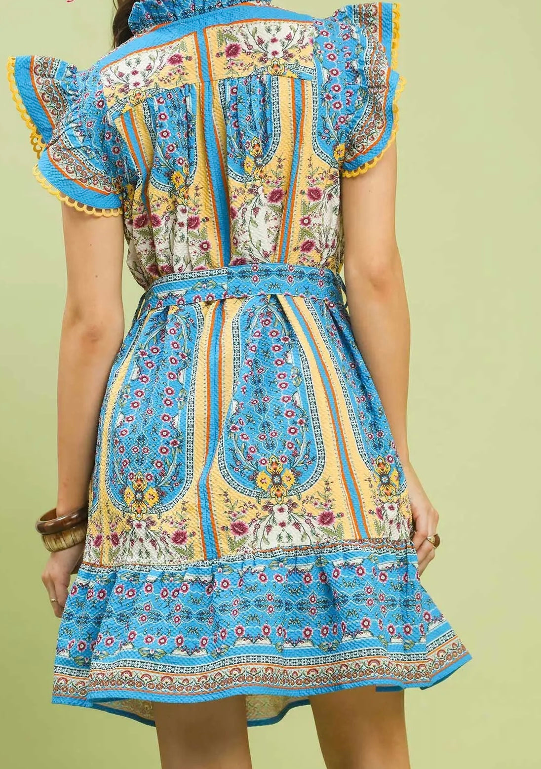 BRING ON THE SUN MINI DRESS