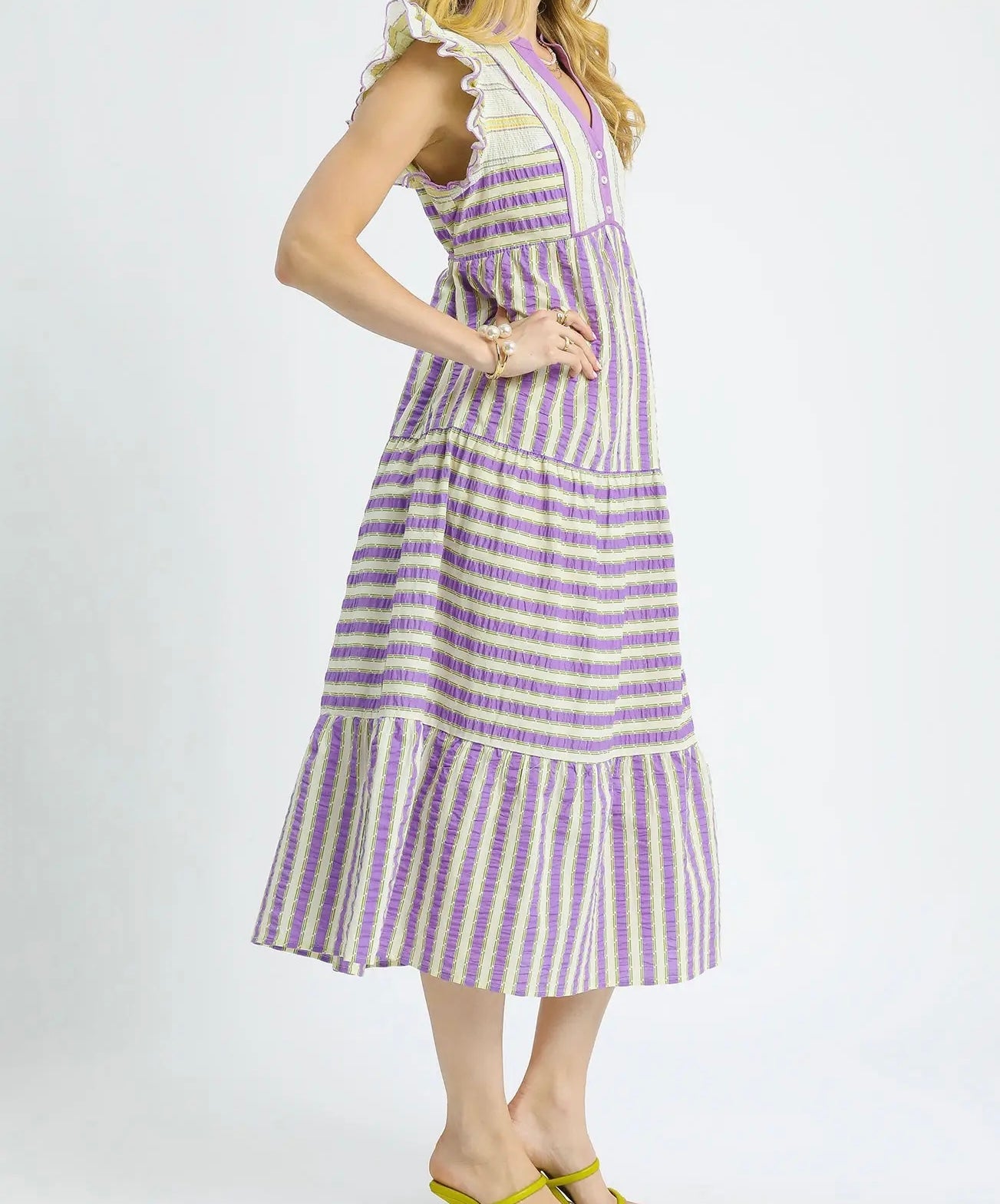THROUGH THE GRAPEVINE MIDI DRESS