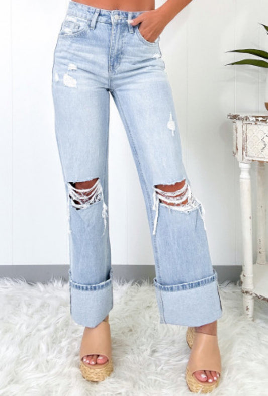 PARKER LIGHT WASH JEANS
