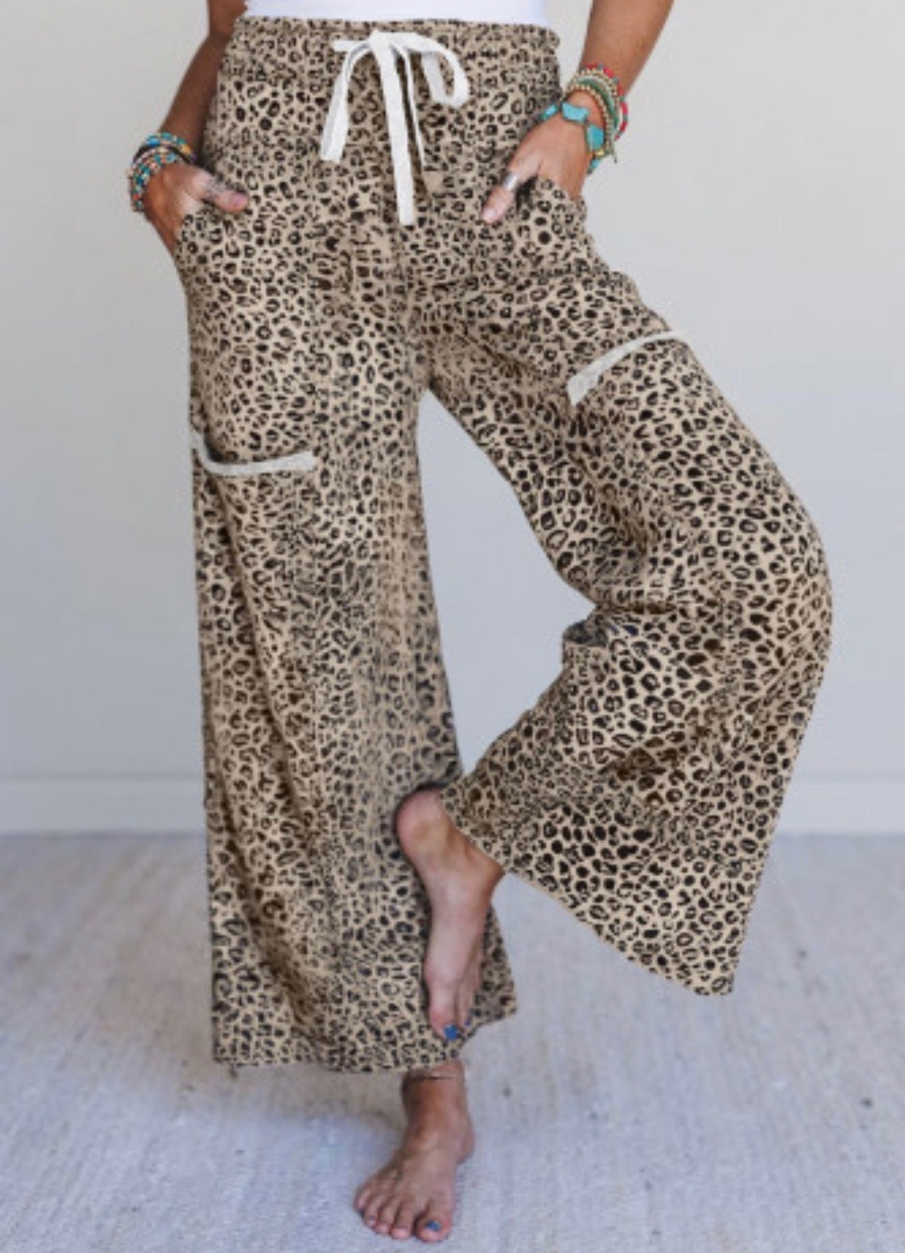 LIEMA LEOPARD PANTS