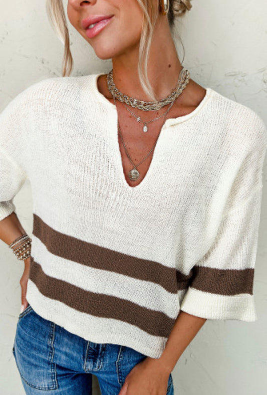 CALL IN BACK UP SWEATER