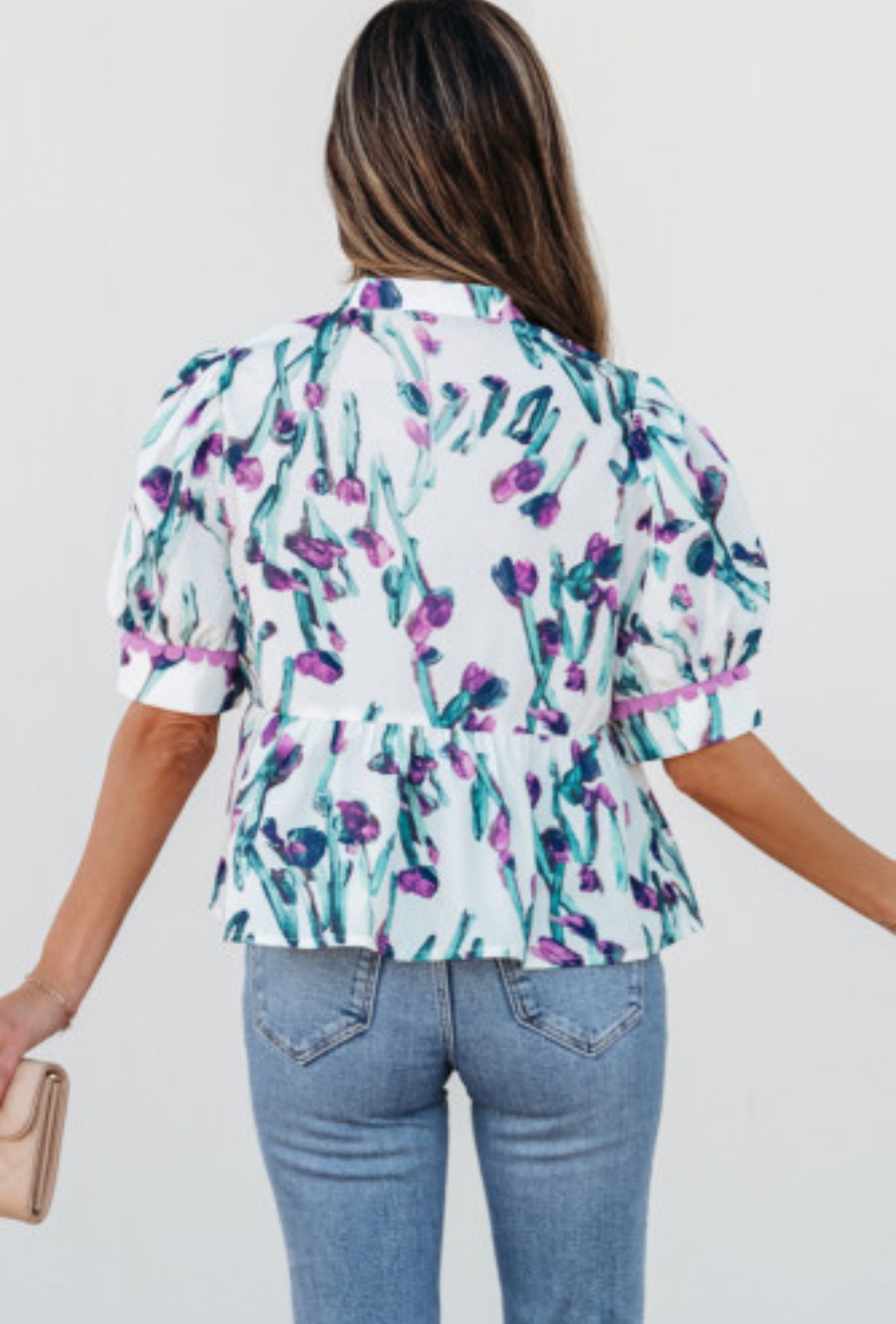 SUMMER DELIGHT FLORAL BLOUSE