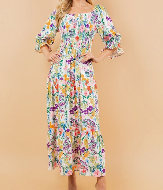 SUNKISSED FLORAL DRESS