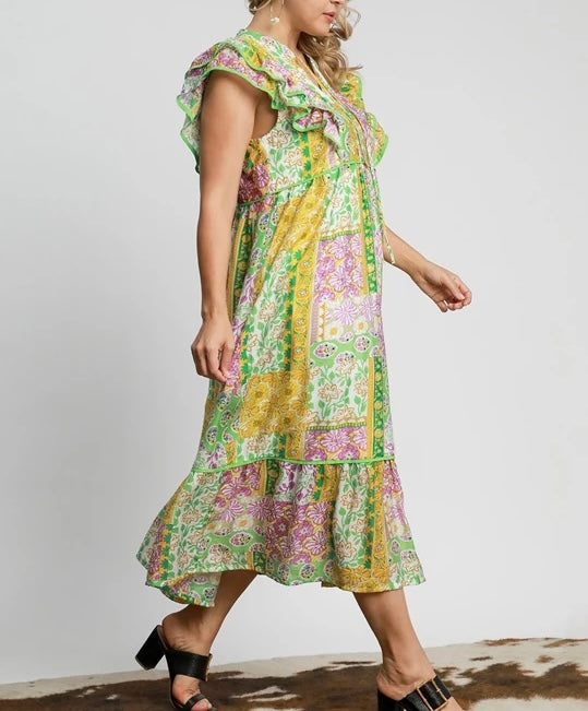 CURVY WOVEN TOGETHER DRESS