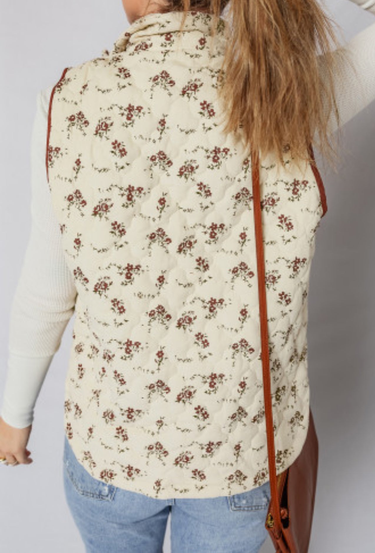 ESTHER FLORAL QUILTED VEST