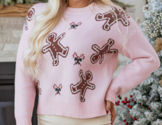 GINGER BREAD MAN SWEATER