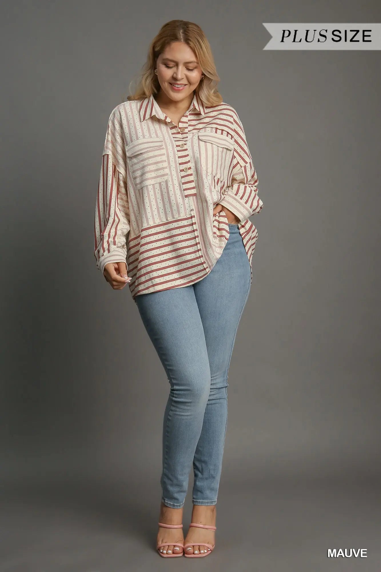 CURVY STRIPED TOP