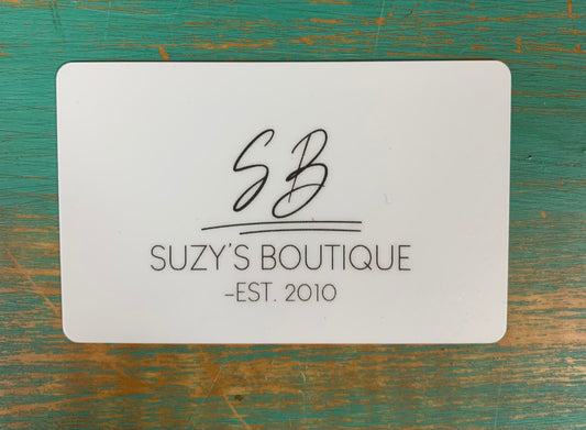 SUZY'S BOUTIQUE GIFT CARD